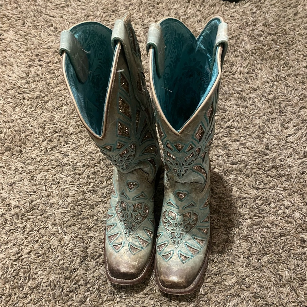 Corral sparkly cowgirl boots